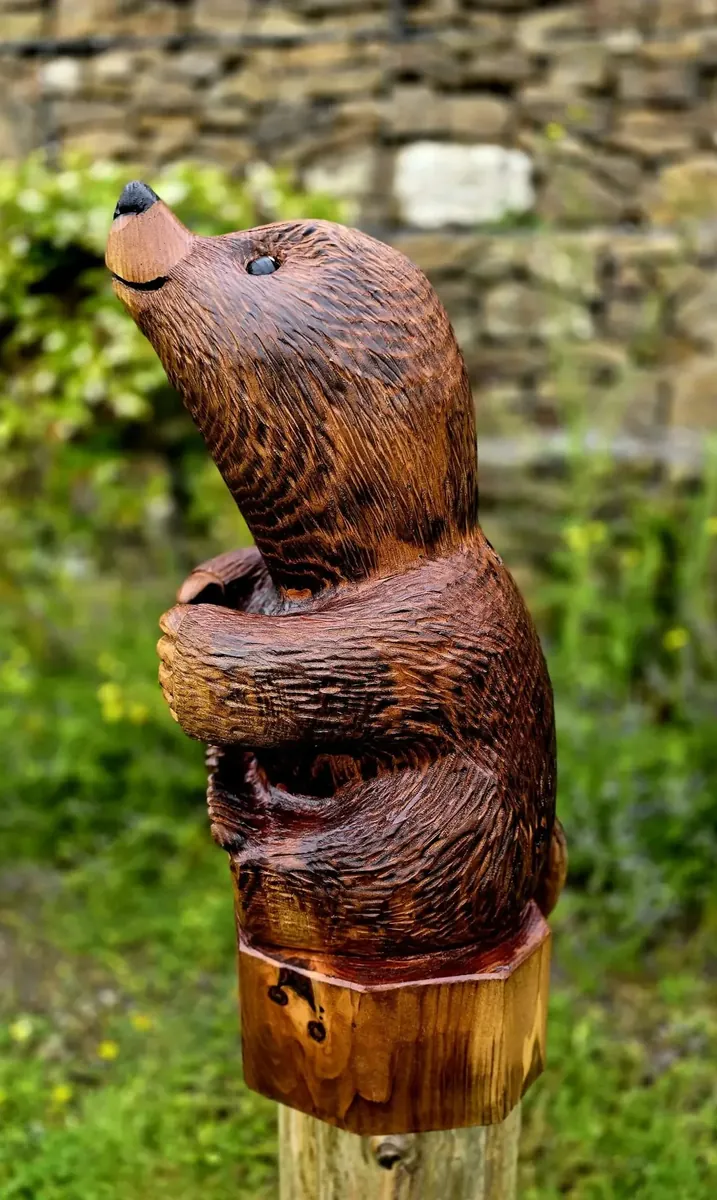 Digby the Mole hand carved mole