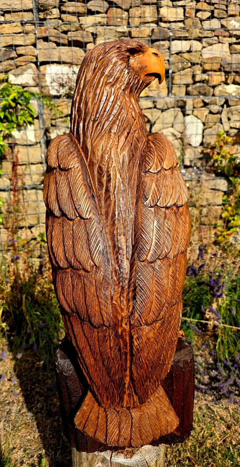 Juno the Eagle hand carved eagle