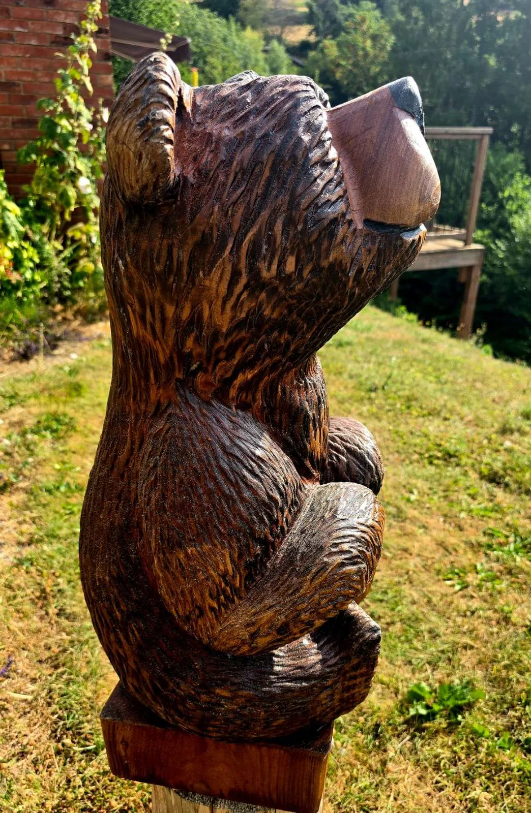 Kevin the Bear hand carved bear