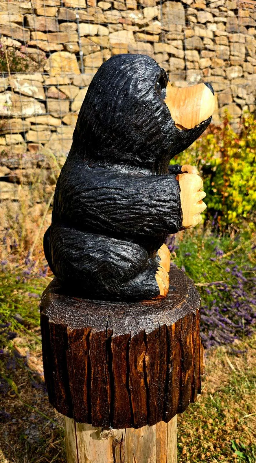 Pepper the Mole hand carved mole